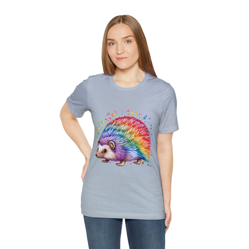 Rainbow Hedgehog - Short Sleeve Tee